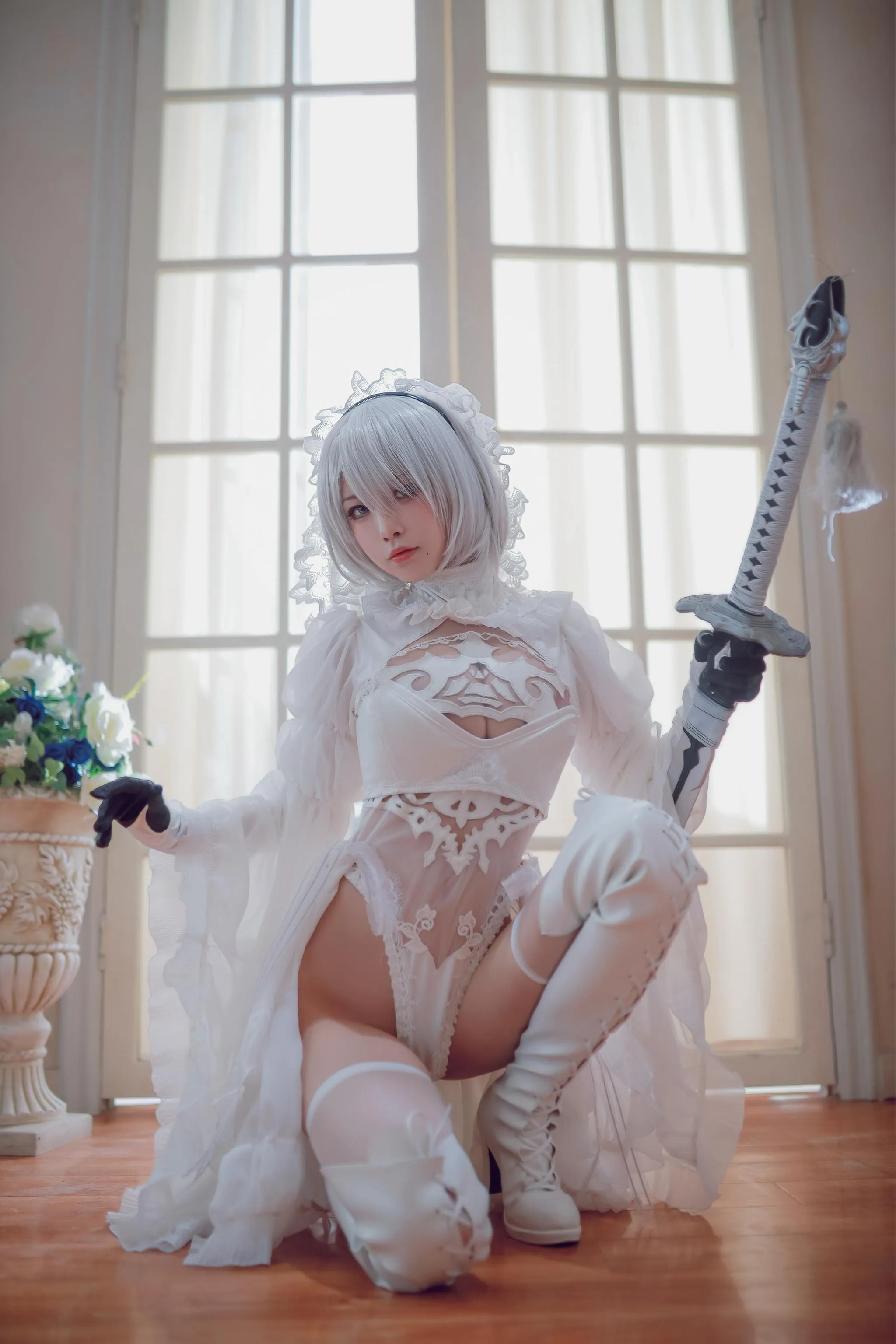 水淼Aqua – NO.39 -黑白2b [55P]插图4